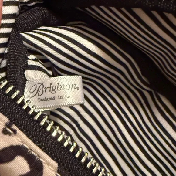 BRIGHTON || Wild Cat “Love” Belt Bag in Leopard Print Fanny Pack NWOT - Picture 6 of 6